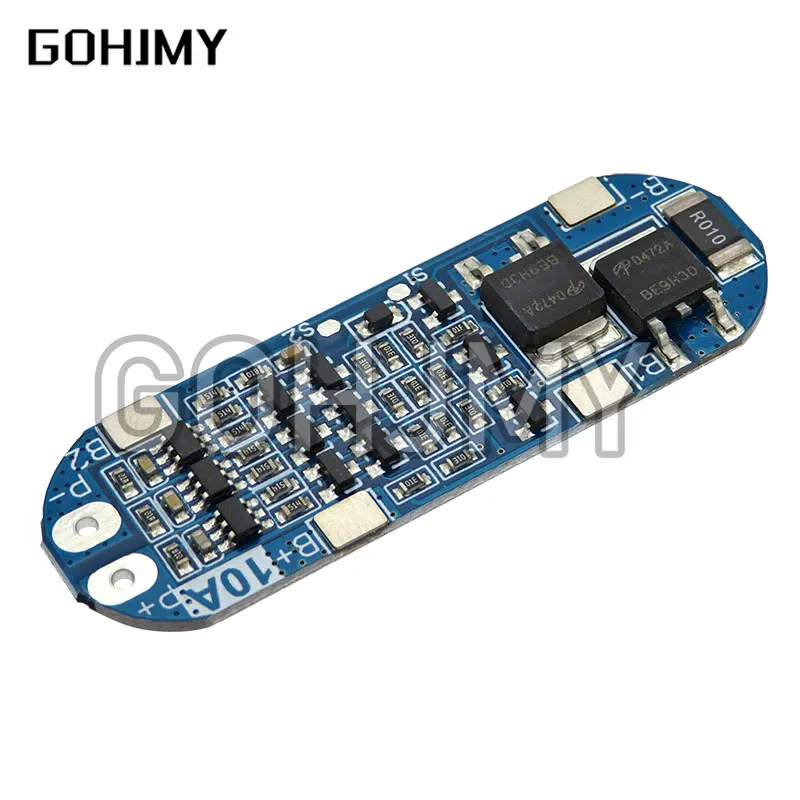 

3S 10A 11.1V 12V 12.6V Lithium Battery Charger Protection Board Module for 18650 Li-ion Lipo Battery Cells BMS 3.7V
