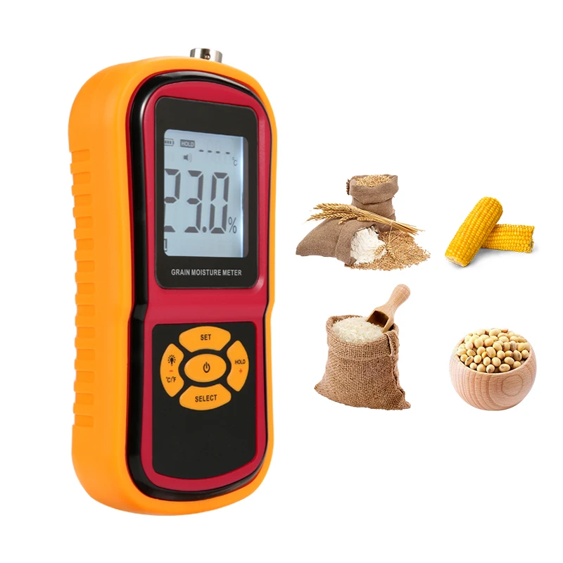 

Soybean Grain Moisture Meter Hygrometer For Corn Wheat Rice Bean Peanut Digital Measurement Humidity