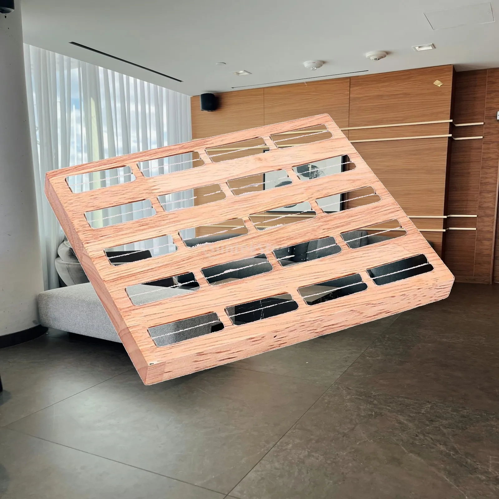 

20 Slots Ring Tray Ornament Wood Multifunctional Jewelry Holder Storage Organizer for Earrings Dresser Shop Window Girls Women