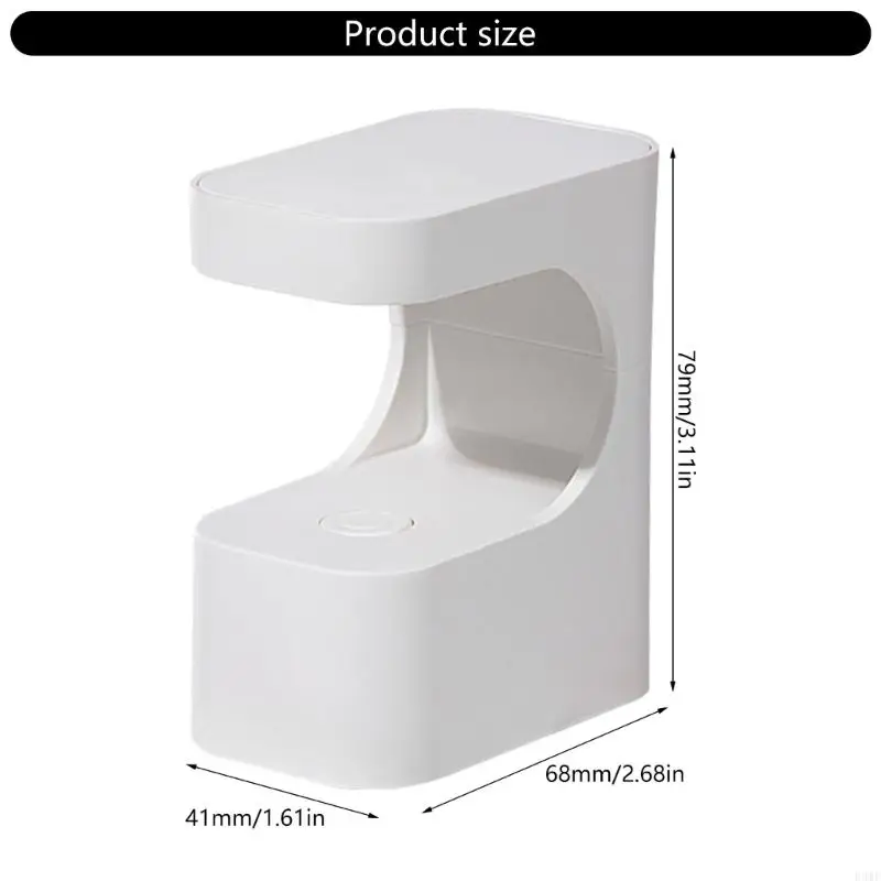 R3MF Hiệu quả 6 Đèn móng LED 45S Timer Hẹn giờ nhanh gel sơn bóng đánh bóng ánh sáng Máy sấy đánh bóng cho Salon và Home