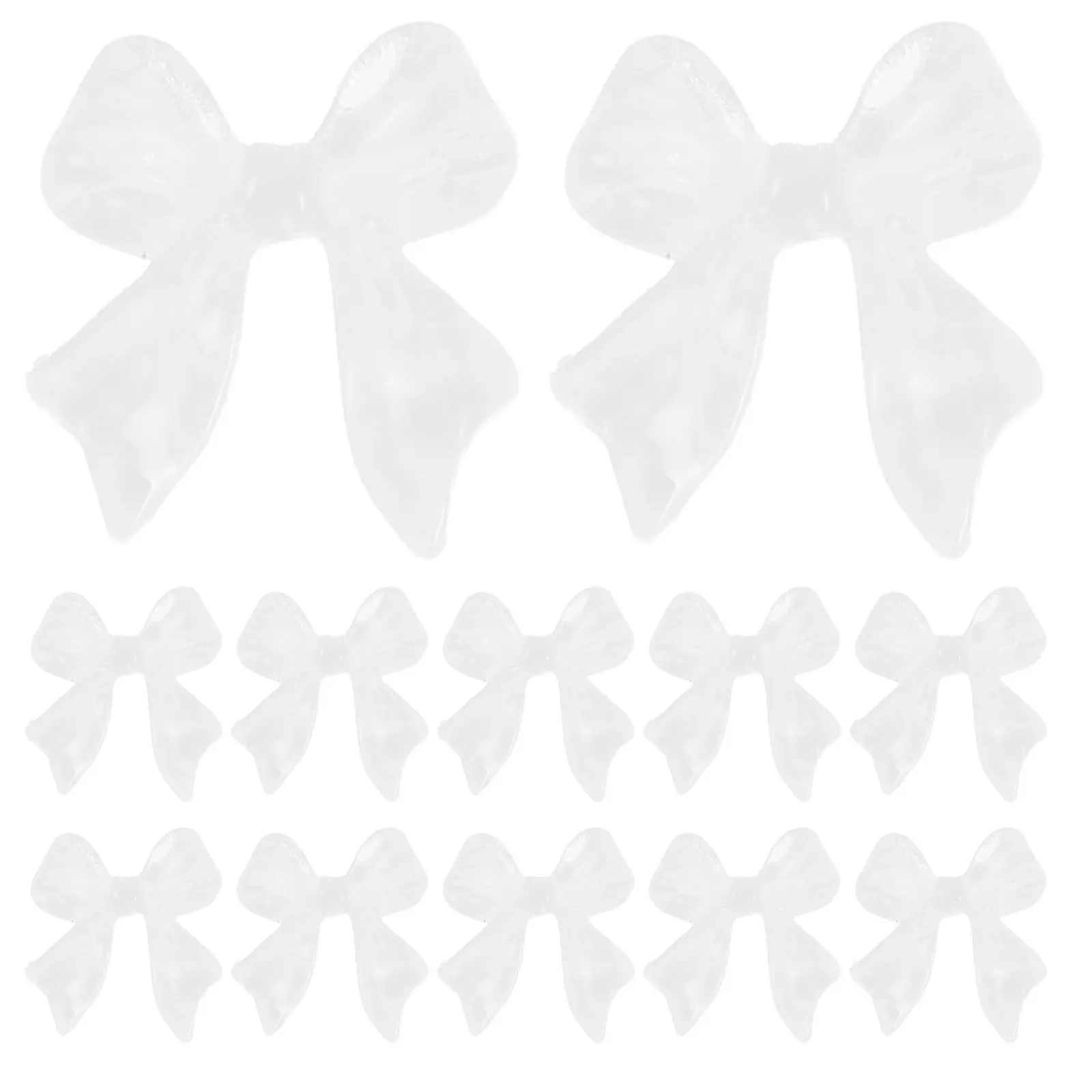 

300 шт. милых бантиков-шармов для ногтей из смолы, плоские украшения для ногтей для Рождества, свадьбы, праздничного дизайна ногтей, принадлежности для декора