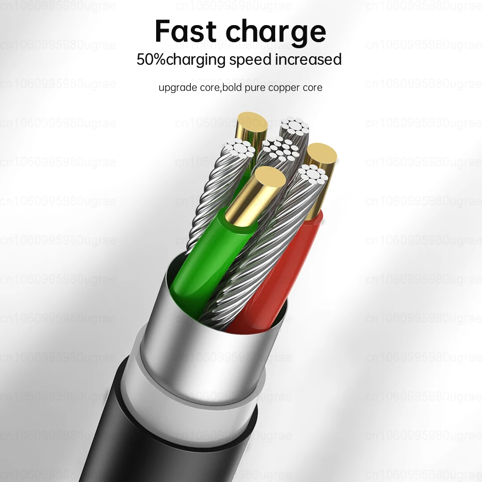 Original 15w Schnell ladekabel USB Typ C Datenleitung für Samsung Galaxy S10 plus S9 S8 Note9 Note8 A80 A70 A60 A50 A40 M14 Kabel – Detail 6
