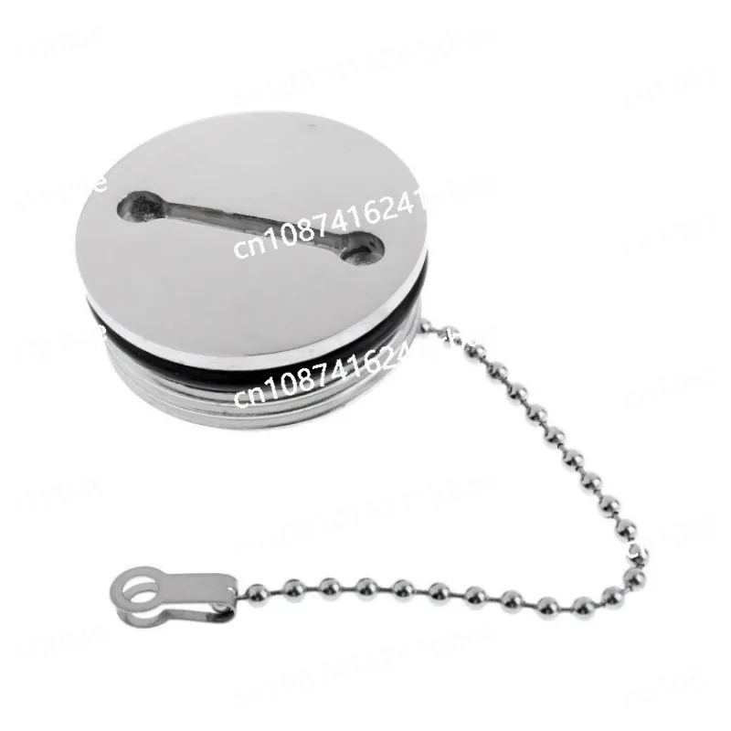 38mm 50mm Boat Fuel box Cap 316 Stainless Steel Polished Deck Fill Cap with Key Marine Hardware for Yachts Caravans RV Trucks