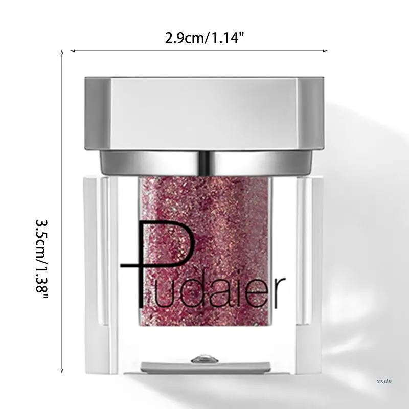 Ombretto Glitter monocromatico Shiny Diamond Eye Shadow Palette evidenziatore in polvere Shimmer Bright Earth Color Eye Makeup