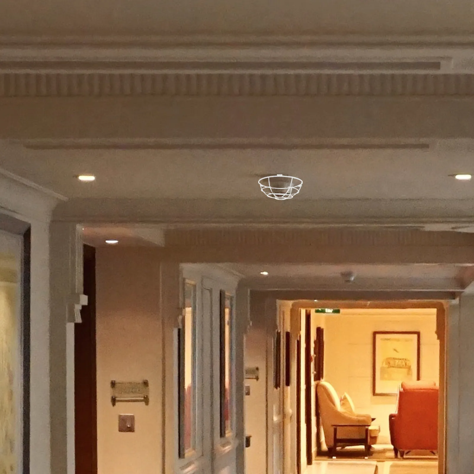 Fire Sprinkler Head Protector Stainless Steel Sprinkler Guard Cover for in Offices Hotels Restaurants