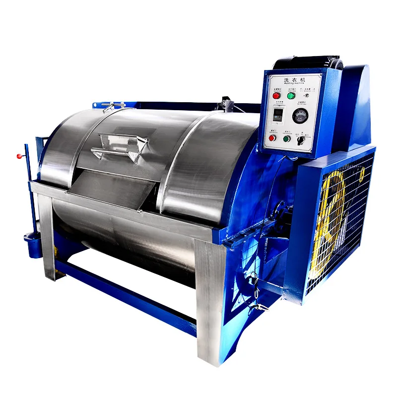 

Industrial washing machines, wool washers, hotel sheets, hospital uniforms