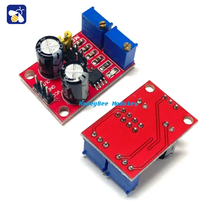 NE555 pulse frequency duty cycle adjustable square wave rectangular signal generator stepper motor driver board module