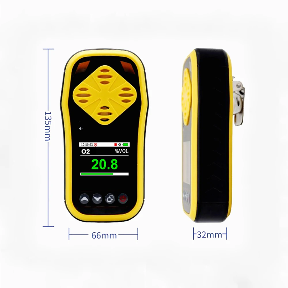 Portable Single Carbon Dioxide Analyzer Carbon Monoxide And Combustible Gas Detector