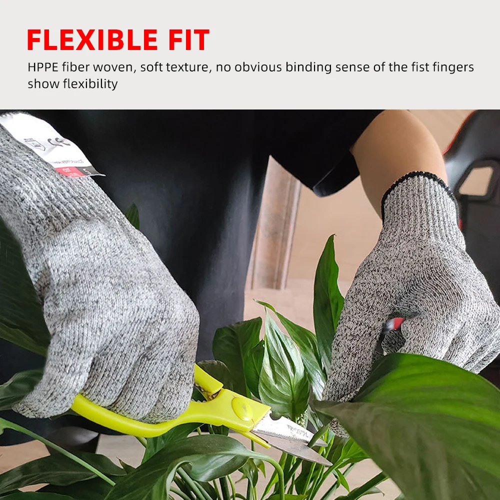 Safety Cut-Resistant Gloves Personal Protective Equipment Kitchen Architectural Glass Wear-Resistant Self-Defense Tactical Glove