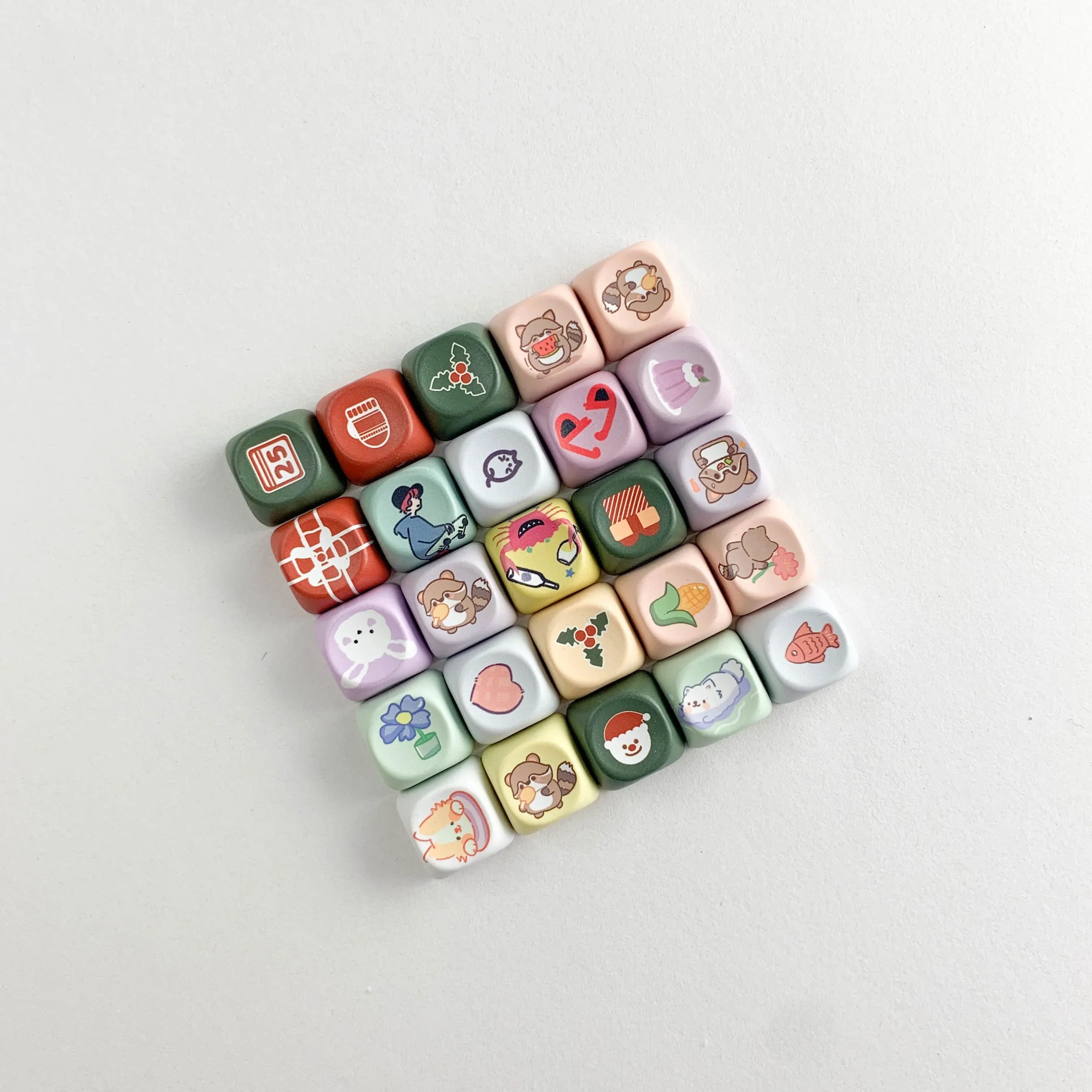 Handdrawn Animated Cartoon Keycaps XDA Profile PBT DYE-SUB Mechanical Keyboard Keycaps Cute Creative Game MX Custom Keycaps