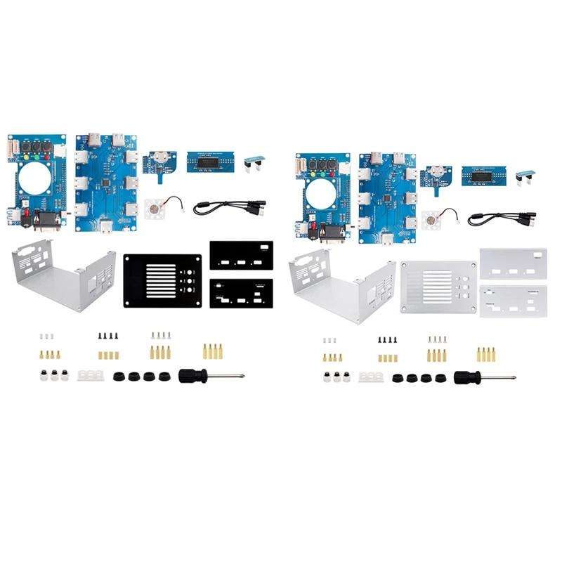 For Mister FPGA 32MB Motherboard+USB Hub V2.1 With DIY Metal Case Kit For Terasic DE10-Nano Mister FPGA