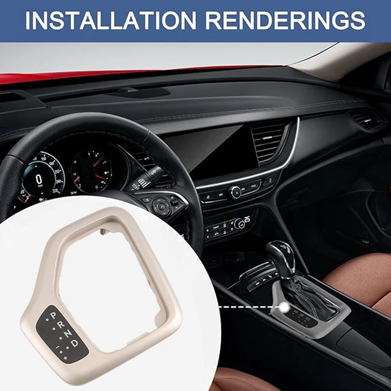 

A22F-Car Shifter Transmission Bezel With Harness 5YD27LS5AA 68413957AA For Jeep Cherokee 2014-2018 Gearshift Panel