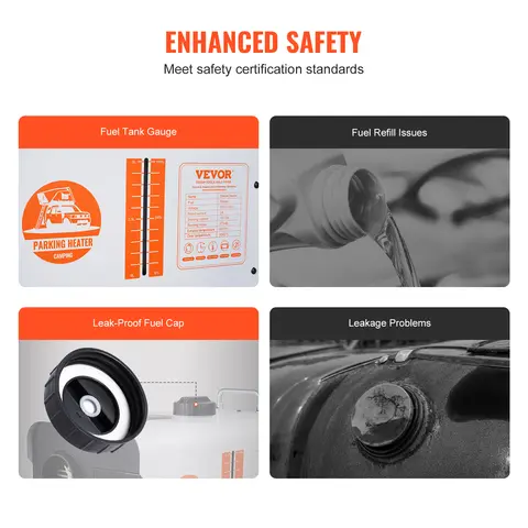 SucceBuy 8KW Diesel Heater 12V/24V All in One Diesel Air Heater Bluetooth/LCD Display/CO Alarm Car Heater for Vehicle/Outdoor 10 best sales heater 12v - №7