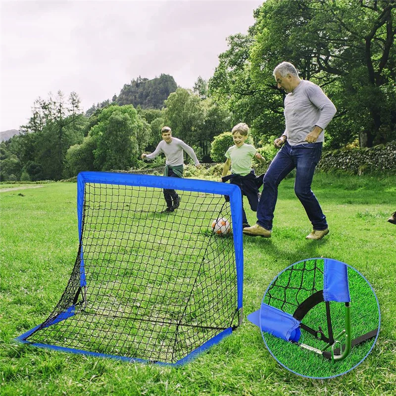 A69P-Tragbare Fußballtore für Kinder, 1er-Pack-Fußballnetz für Hinterhof, Jugend-Outdoor-Sportarten