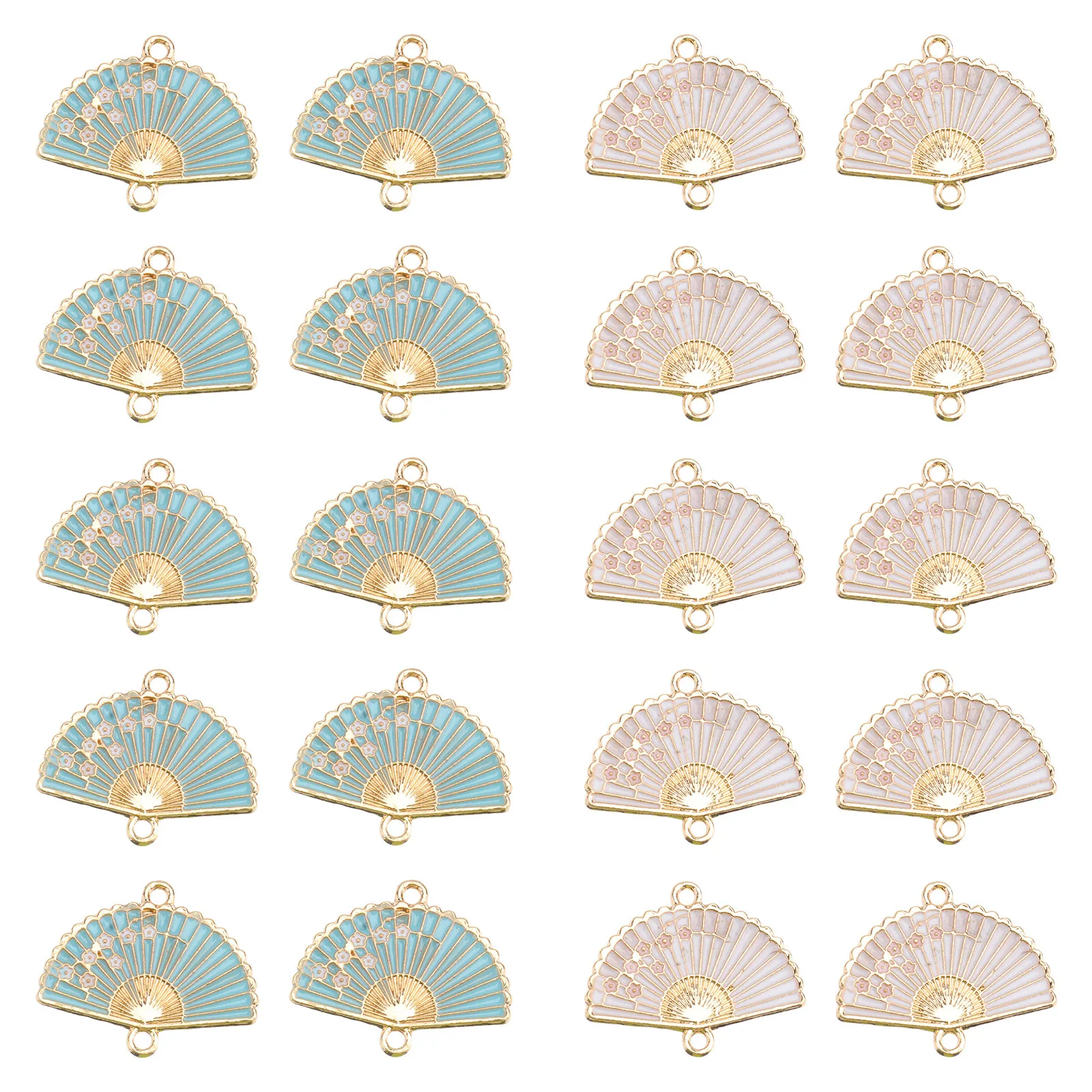 

20 шт. Изысканные веерообразные подвески для серег, прочные аксессуары для изготовления украшений, для женских праздничных костюмов, аксессуары для серег