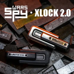 LAUTIE XLOCK 2.0 Spy Wars Update Patch Magnetic Double Push Slider EDC Adults Decompression Toy Fidget Sliders ADHD Fidget Toys