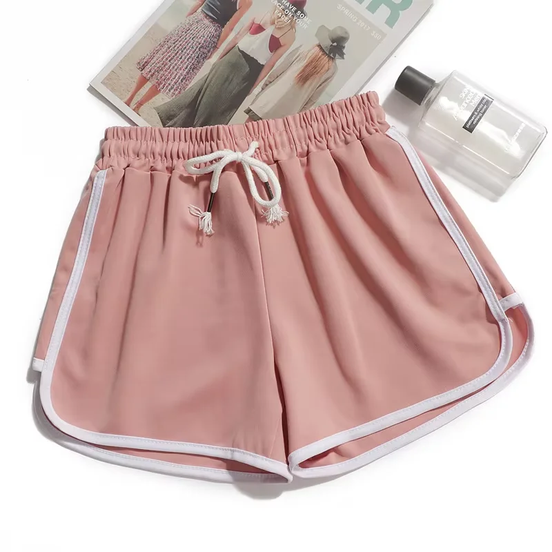 

Women's New Summer Yoga Shorts Mid-Waist Casual Loose Wide Leg Breathable Gym Short Pants Stylish Thin Outer Wear for Ladies