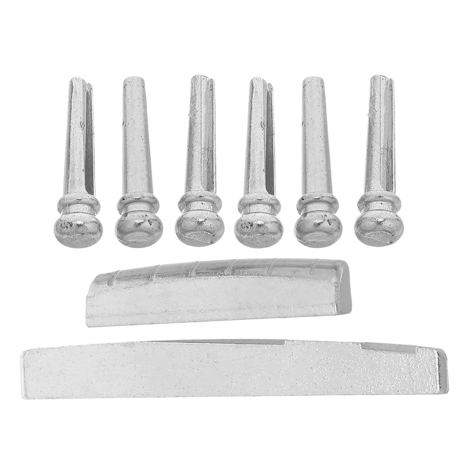 

Folk Guitar Accessories Adjustable Bridge Acoustic Saddle Pegs Pin Parts Metal Nut and Bridges Saddles