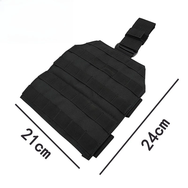 MOLLE Drop Leg Platform, Tactical Leg Harness Suspension System With Quick Release Buckle For Modular Gear Attachments