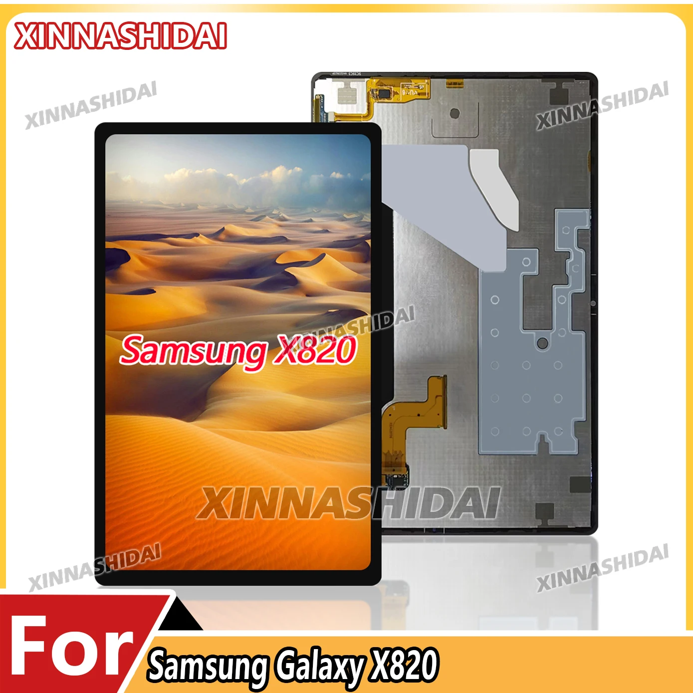 

For Samsung Galaxy Tab SM-X820 LCD Display Touch Screen Digitizer Glass Assembly Replacement