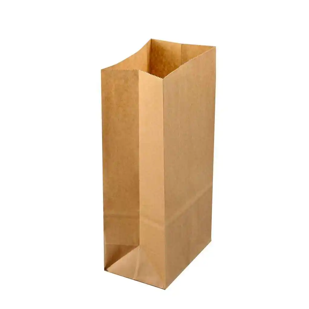 

100 шт. пакетов из крафт-бумаги для выпечки, жиростойких, для еды на вынос, пустых, многоразовых, для ювелирных изделий, хлеба, покупок, вечеринок
