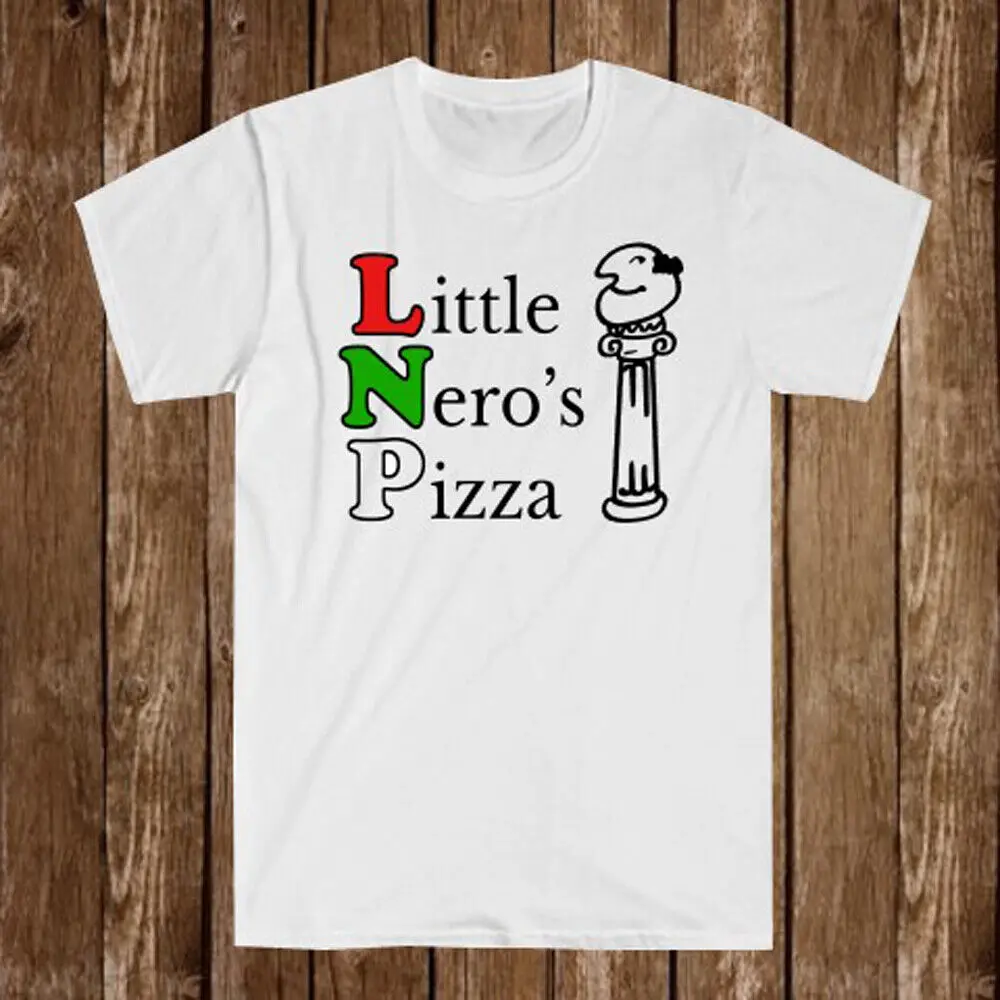 

Home Alone Little Nero's Pizza Men's White T-Shirt Size S-5xl