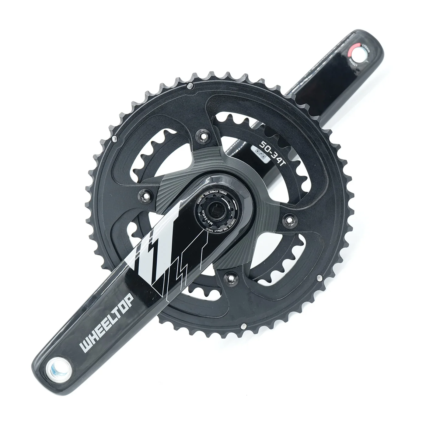 Manufacture Wholesale WheelTop Carbon Fiber Crankset For Road Bike