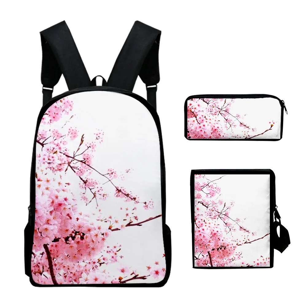 

Trendy Youthful Chinese style ink painting 3D Print 3pcs/Set Travel bags Laptop Daypack Backpack Shoulder Bag Pencil Case