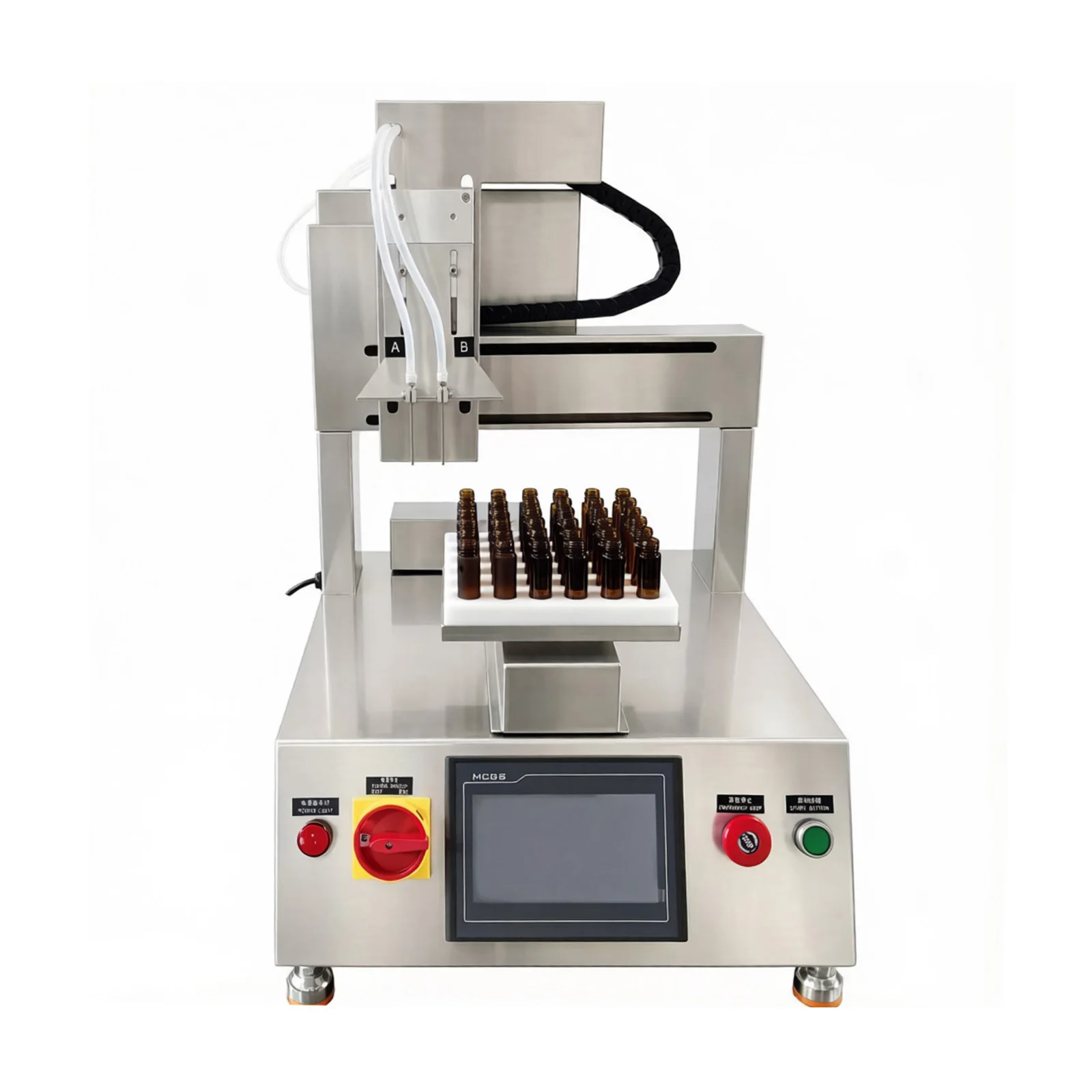 Automatic Tabletop 5ml 10ml 30ml Perfume Vial Liquid Filling Machine