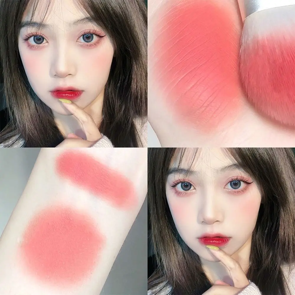 Natural Tint Blush Palette Matte Mineral Powder Cheek Tint Blusher Peach Pink Long-lasting Contour Rouge Cosmetics Cosmetics