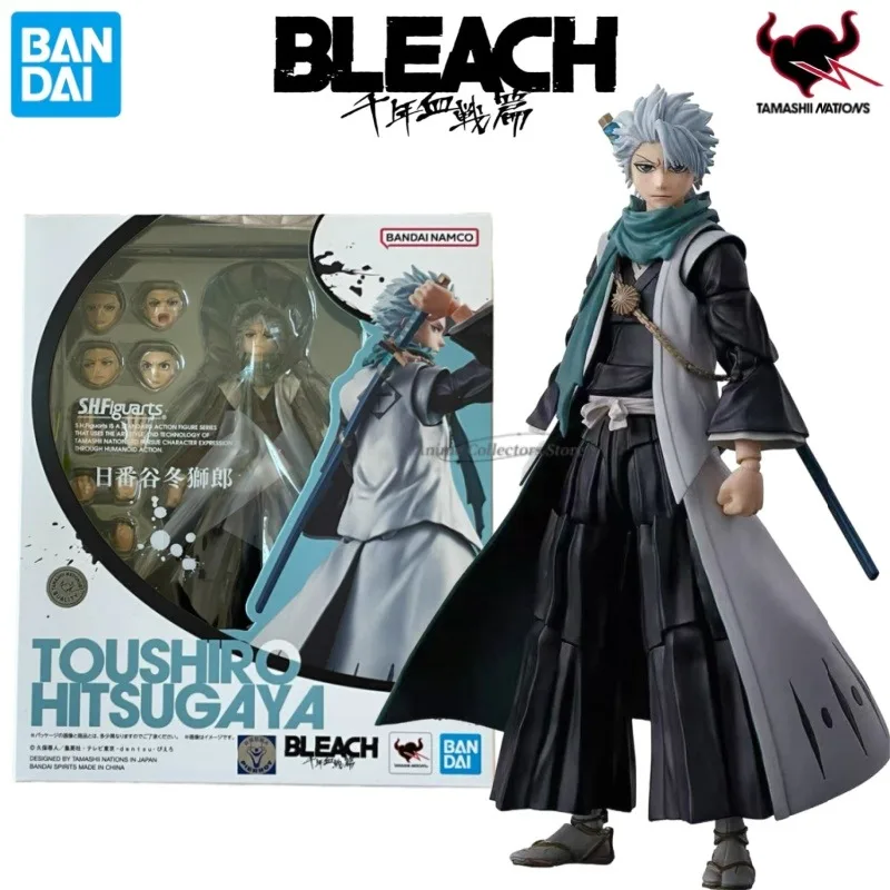 

Original in Stock Bandai S.H.Figuarts BLEACH Hitsugaya Toushirou Anime Character Toy Model Desktop Ornaments Collection Gifts
