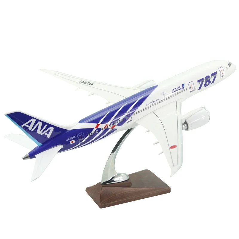 New 43cm B787 All Nippon Airways Airliner Gift Decoration ABS Transparent Hollow Edition Desktop Decoration Collection