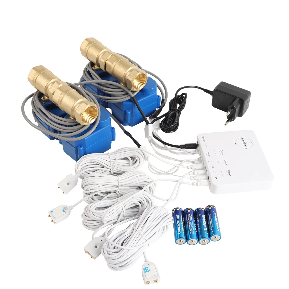 New Version Leakage Control Host - Real-Time Alert, Battery or Plug Power, Self-check Itself  for Leakage Home Alarm System