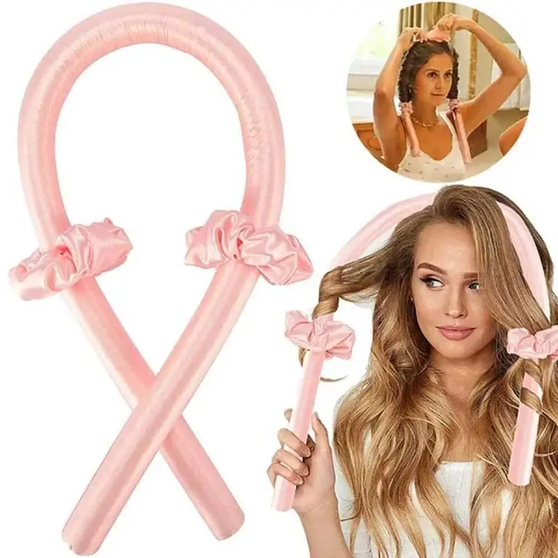 Heatless Curling Rod Heatless Hair Curls Silk Headband Make Hair Sleeping Soft Shiny Hair Curler Hairdressing Tools Accessories