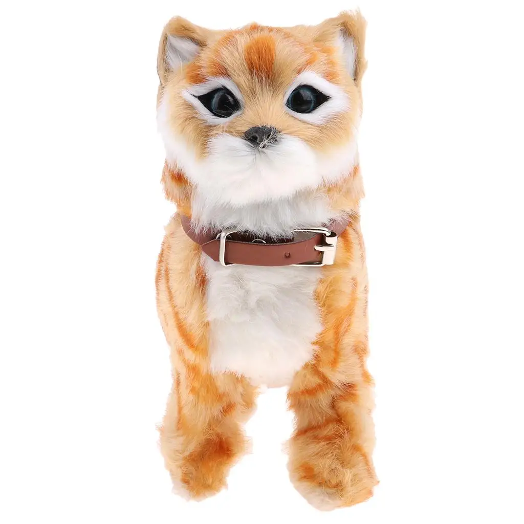 

Walking Robot Cat Toy Electronic Pet Plush Stuffed Animal Music Toy for Children Gift Idea