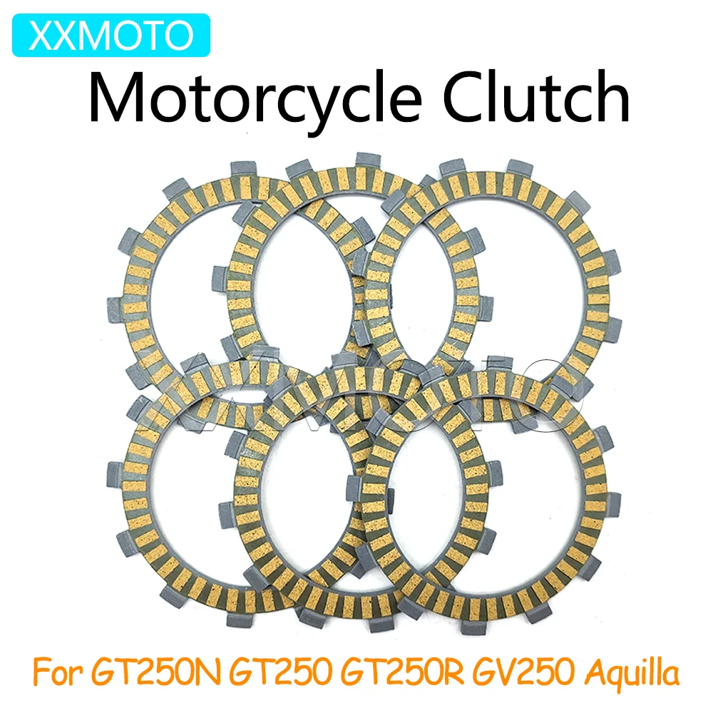For Hyosung Comet GT250N GT250 GT250R GV250 GT 250 250N 250R GV 250 Motorcycle Clutch Plates Friction Disc Kit Accessories