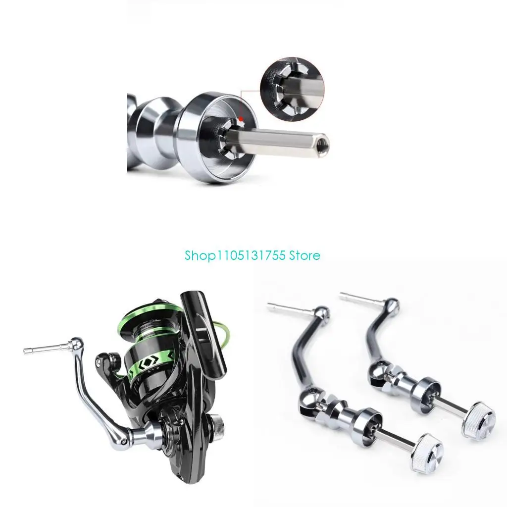 carrete pesca Metal K0EF, varilla hexagonal, rueda fundición aleación, balancín carrete pesca,