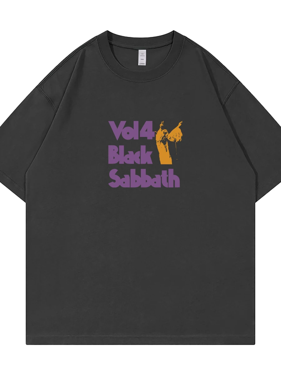 Loose Fit Pure Cotton Black round Neck Short Sleeve T-Shirt Unisex Casual Wear Breathable Youthful Style Printed Design