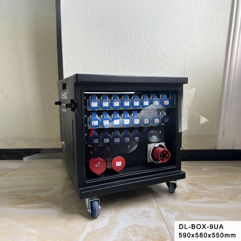 24 power supply through box, stage lighting, power supply cabinet accessories, lighting equipment