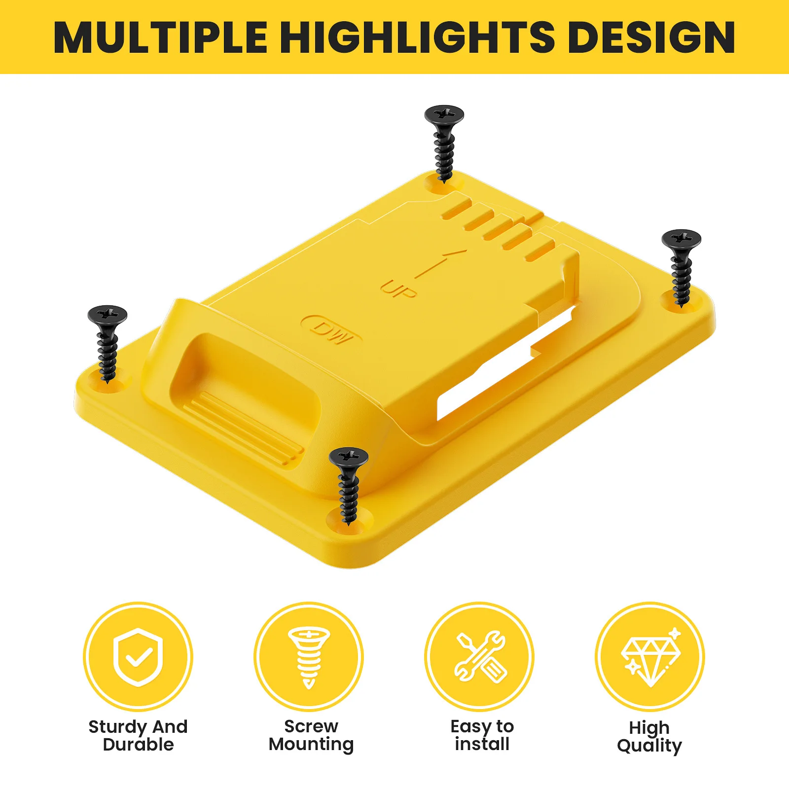 Für Dewalt/Milwaukee/Makita/Bosch/Ridgid/AEG 18V Akku-Werkzeughalter Wandmontage Werkzeughalterung Befestigungsvorrichtung Werkzeughalter – Detail 32