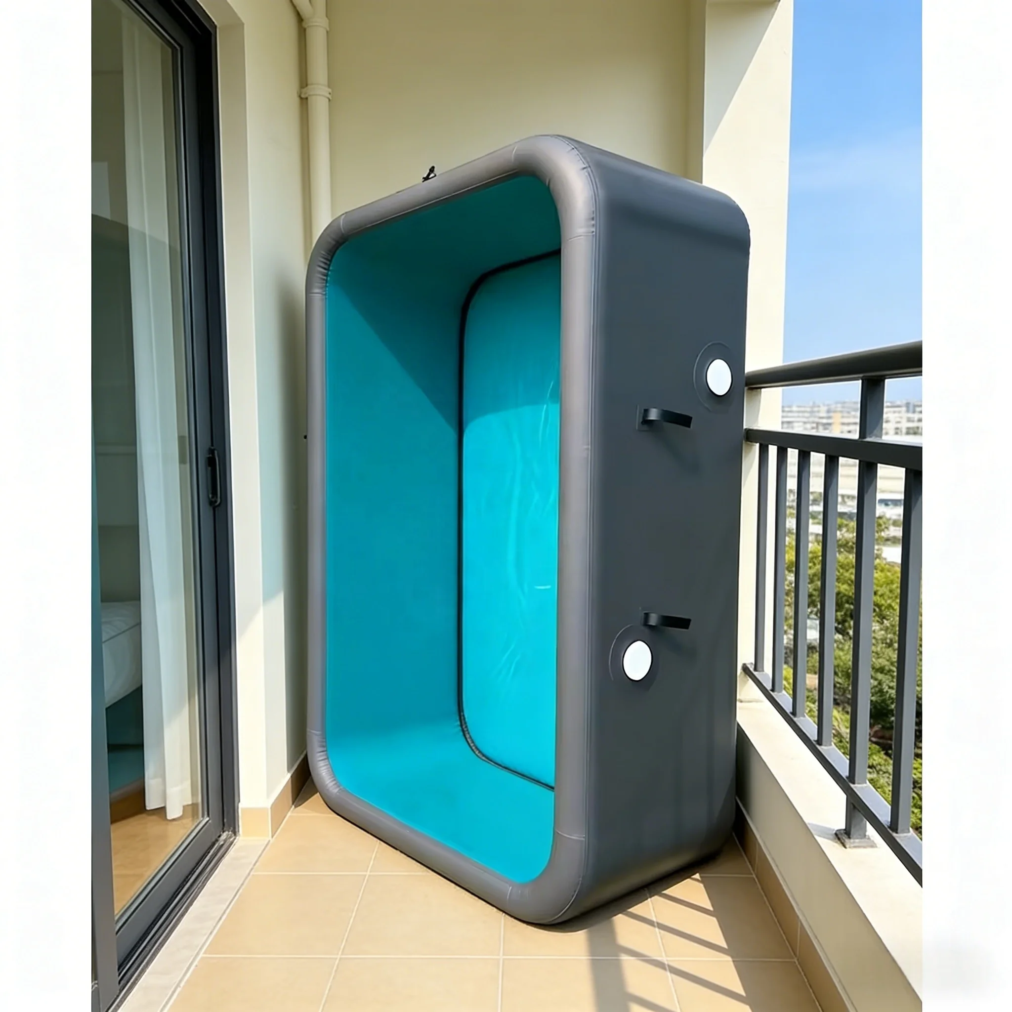 Piscina Inflable Personalizada de 3x2x1.2m, Piscina Inflable Familiar para Niños y Adultos