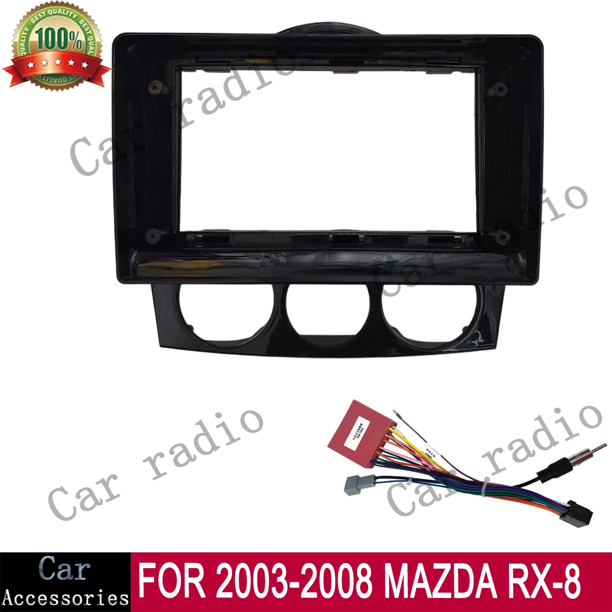 CRM 9Inch For 2003-2008 MAZDA RX-8 Frame Car Radio Stereo Frame Android Player 2Din Head Unit Fascia Panel Dash Board Cover