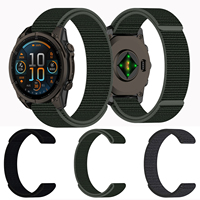 26mm 22mm 20mm Hook and Loop Watch Band for Garmin Fenix 7X 6X 7 6 7S 6S Pro 5X 5 5S Plus/ Instinct / EPIX 2/ Enduro Wrist Strap