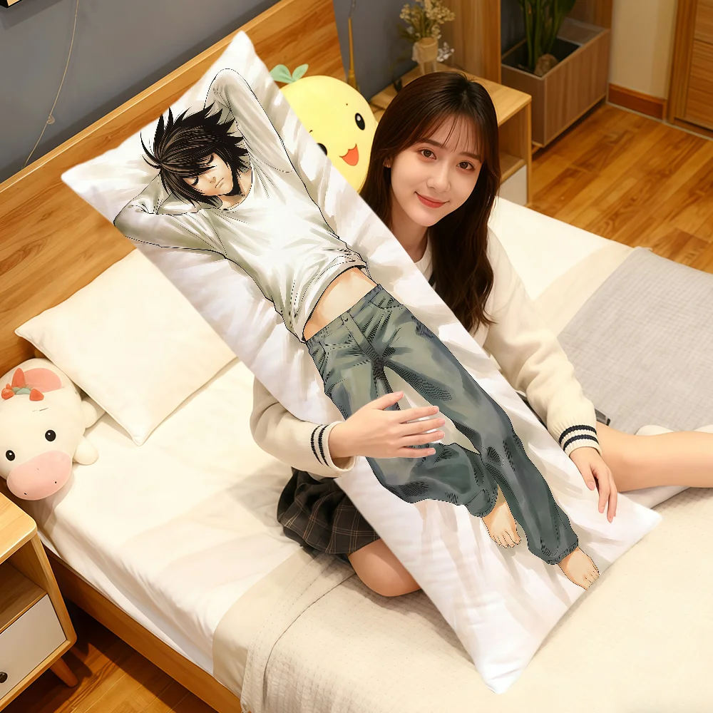 Anime L Lawliet D-Death Note Cushion Cover Long Rectangle Dakimakura Hugging Body Pillowcase Bed Sofa Decor Pillow Cover - view 5