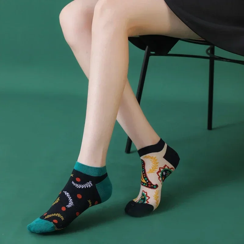 Frühling Stil ab Gezeiten Socken Frauen Baumwolle Söckchen Paar Spaß Serie Tier Weltraum Obst Männer und Frauen Socken