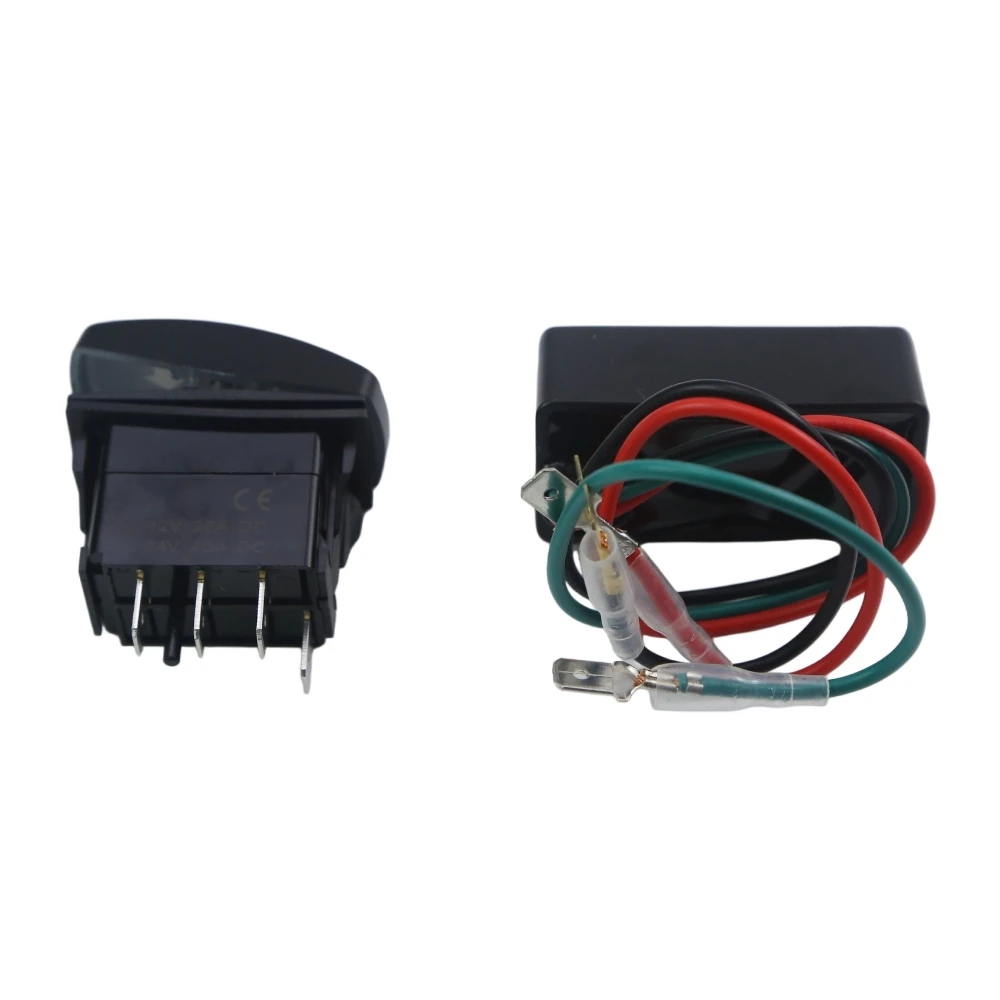 DOP3X Adjustable Frequency LED Flasher Relay With ON Off ON Rocker Switch Combo For Motorcycle ATV RV Off Road Truck