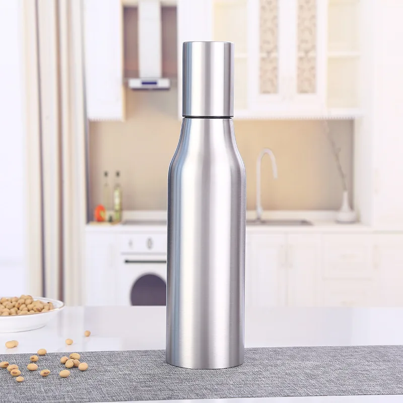 

500/750/1000ml Stainless Steel Oil Olive Dispenser Oil Bottle Oil Tank Vinegar Pot Household High quality Seal Antifouling