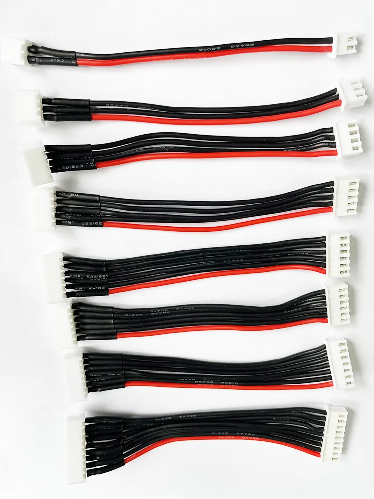 2S-6S LiPo Balance Charging Cable 10/15cm Extension Wire for RC Drones Rechargeable LiPo Battery DIY Toy