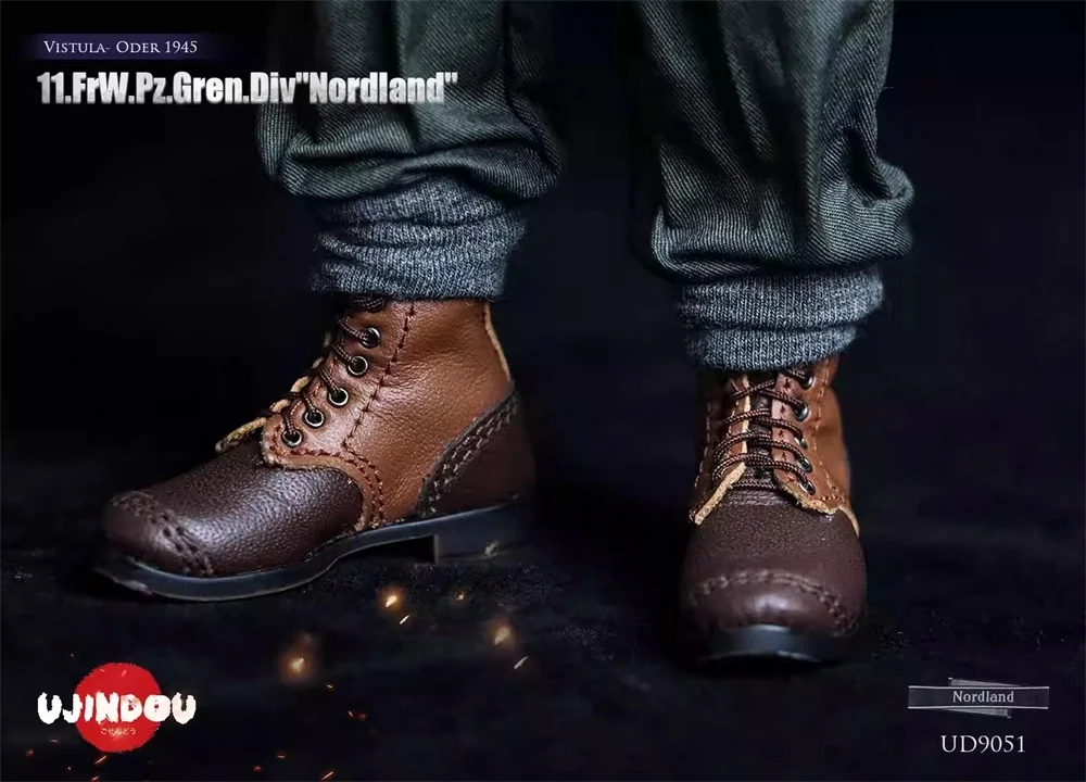 

Ботинки в наличии UD9051 Мужская кукла-солдат, полые кожаные ботинки, шлем, перчатки, игрушки, модель для 12 дюймов, фигурка куклы COO, сделай сам, UJINDO