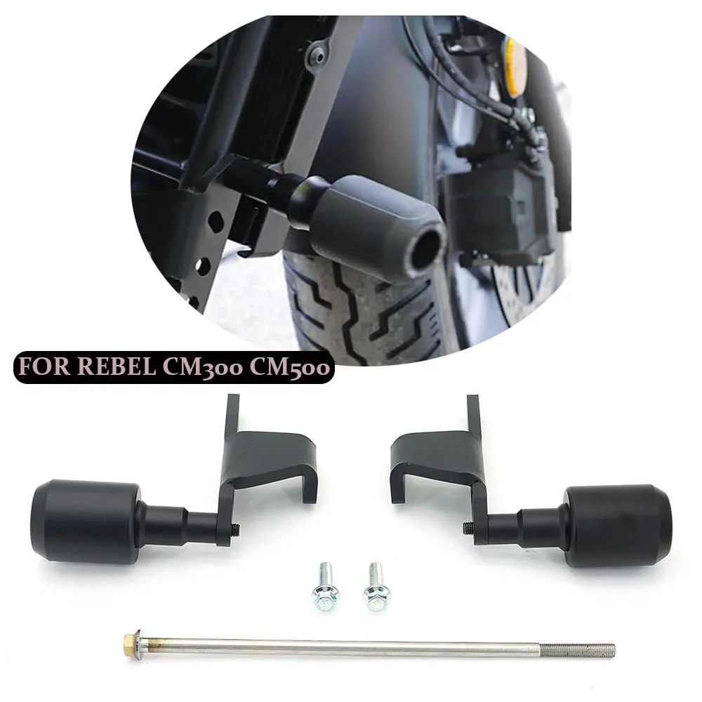 

FOR Honda motorcycle REBEL CM300 CM500 engine guard anti-collision frame slider kit anti-fall protection cover bumper